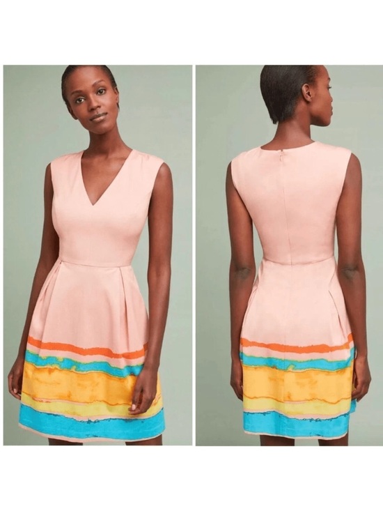 Tracy Reese Dresses & Skirts - Tracy Reese x Anthropologie Peach A-Line Dress